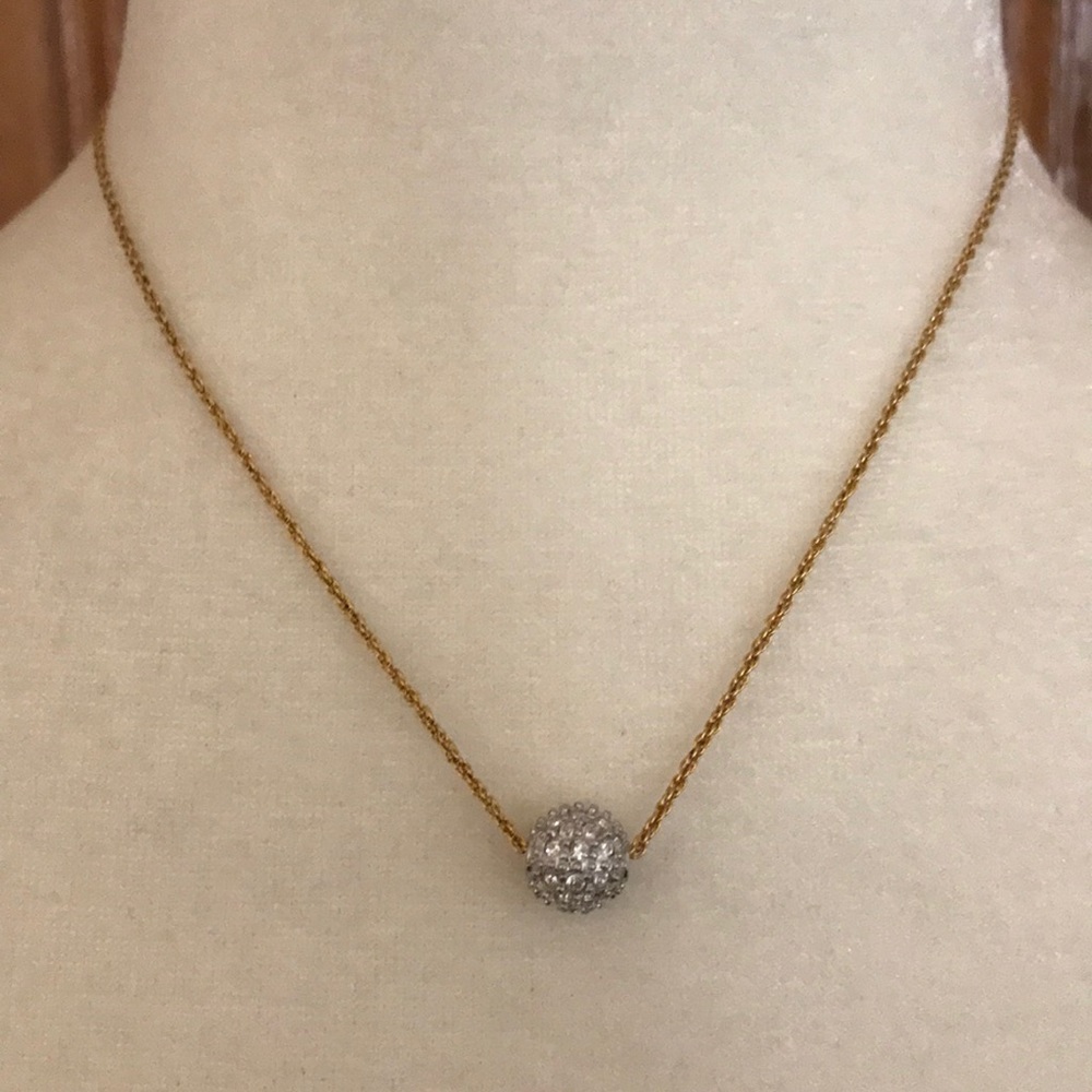 New Swarovski Disco Ball Necklace